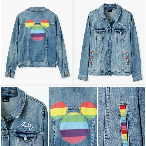 torrid Jackets & Blazers - Pride!🌈NWT DISNEY/Torrid🌈Mickey Denim Jacket